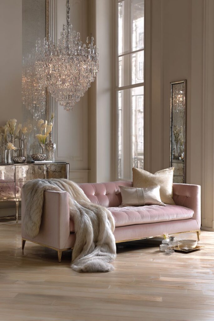Glamorous Blush and Gold Contemporary