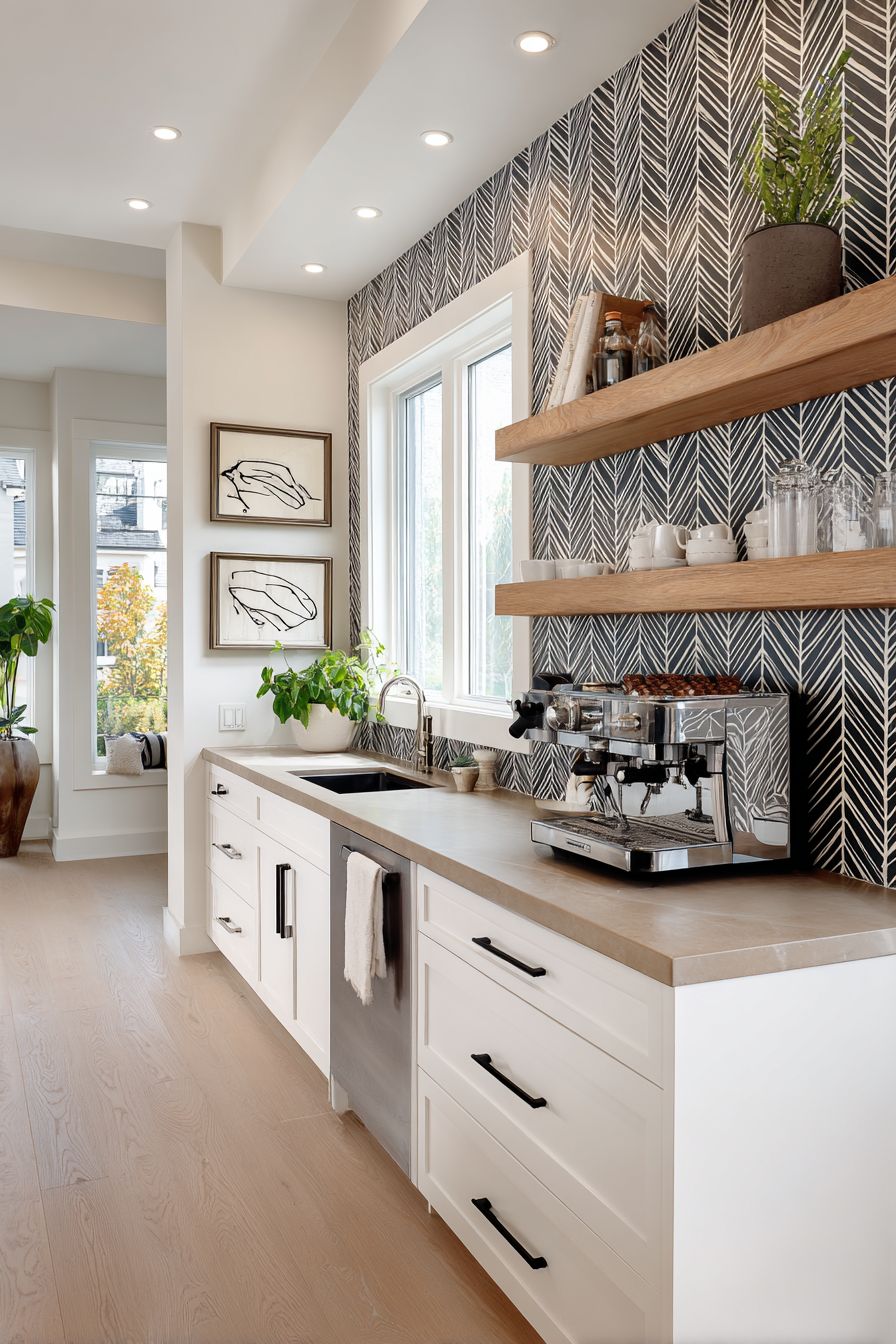 Bold Geometric Pattern Focus