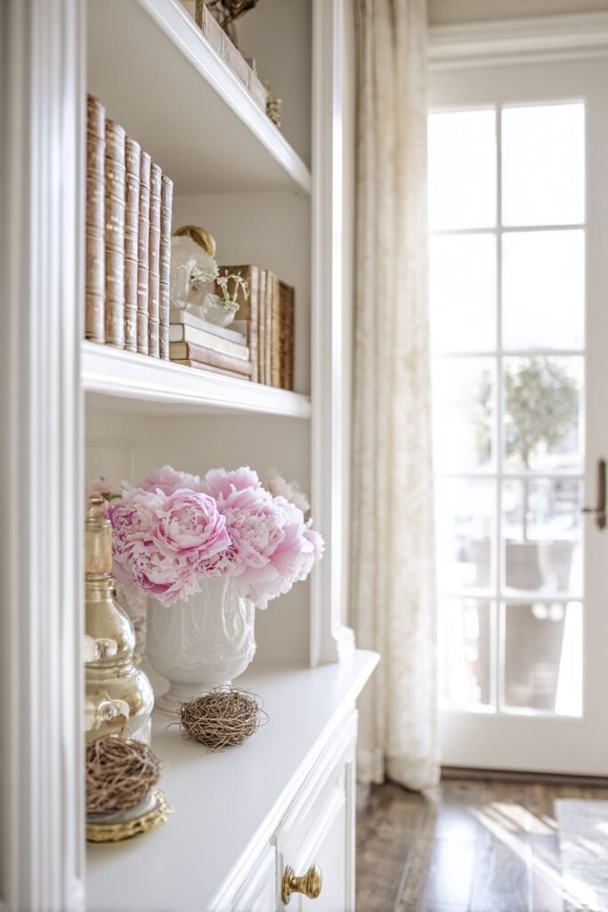 Traditional Fireplace Flanking Display