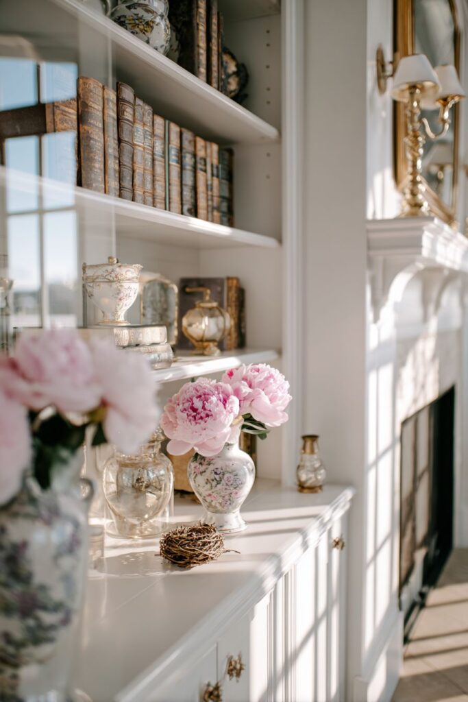 Traditional Fireplace Flanking Display