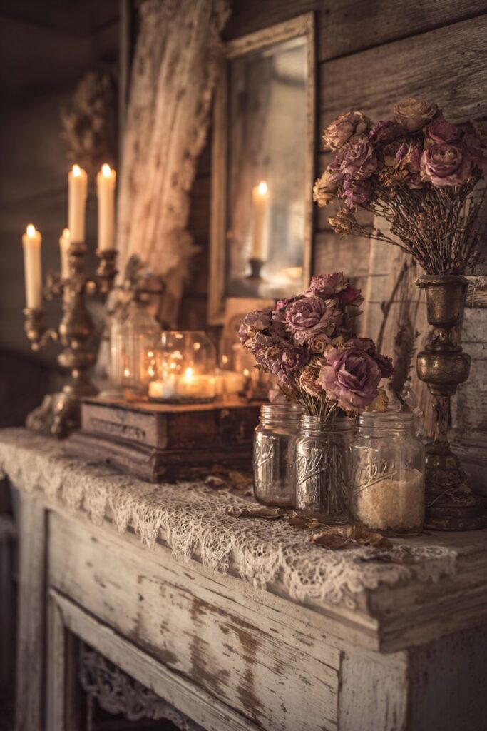 Vintage Charm with Candlelit Romance