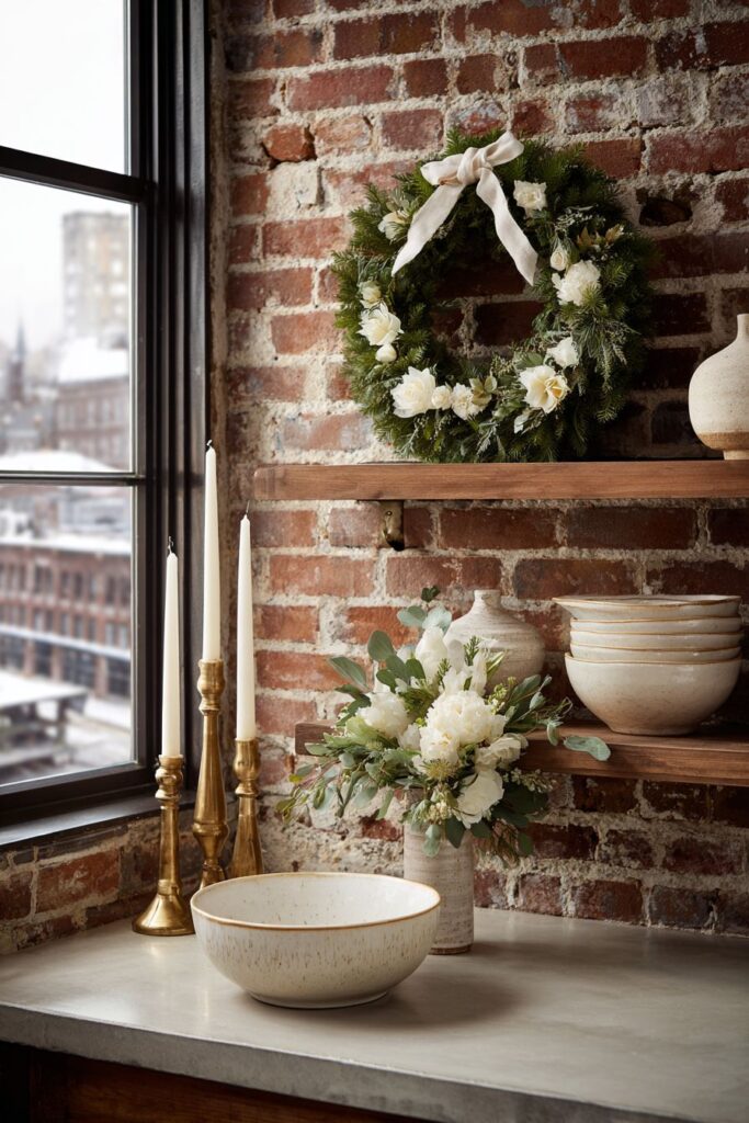 Industrial Chic with Soft Winter Contrasts