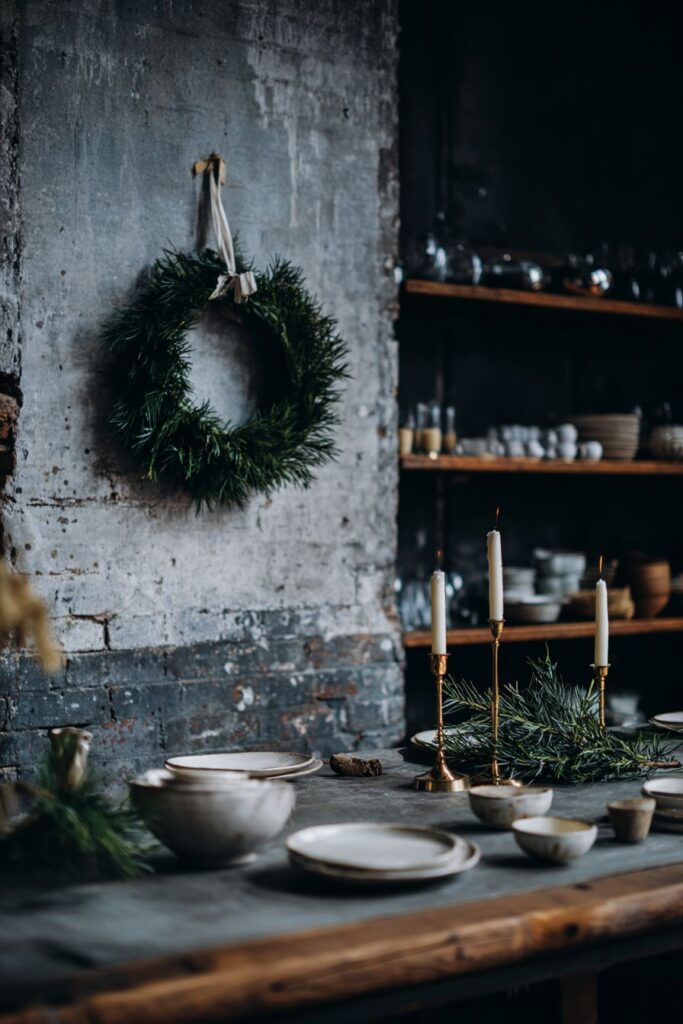 Industrial Chic with Soft Winter Contrasts