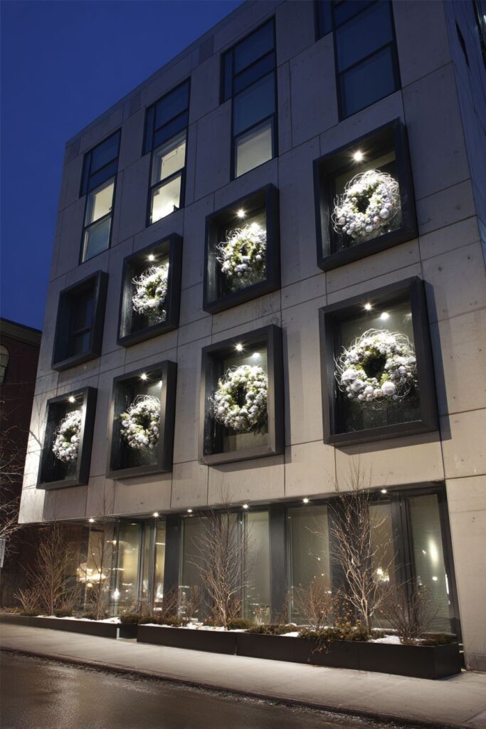 Contemporary Geometric Winter Modernism