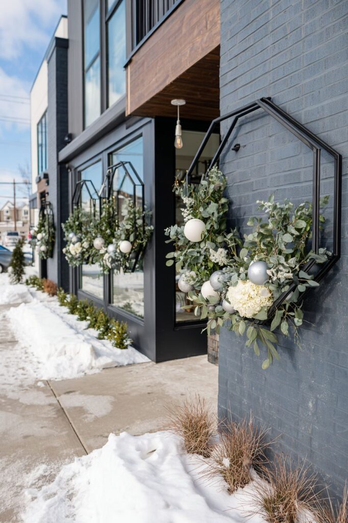 Contemporary Geometric Winter Modernism