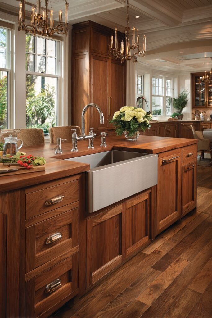 Traditional Shaker Style in Warm Chestnut