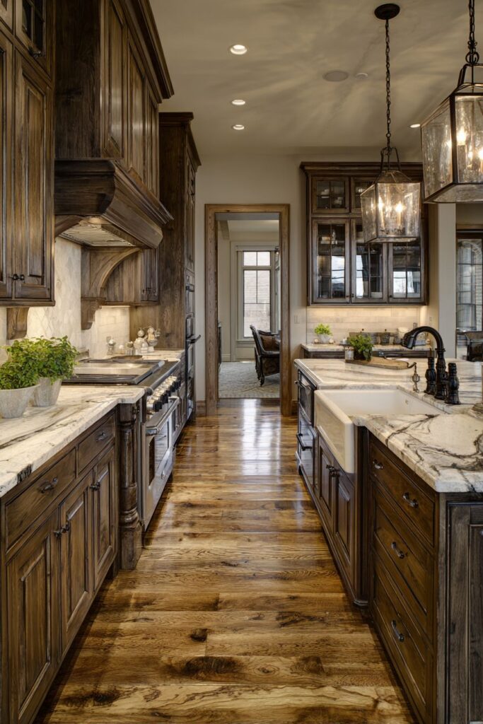 Traditional Shaker Style in Warm Chestnut