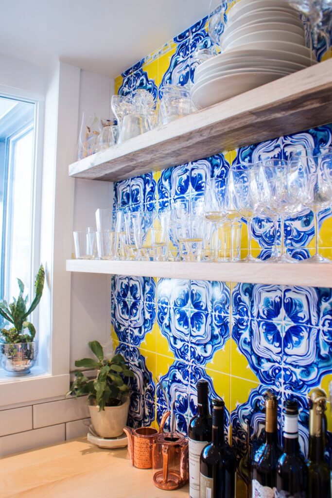 Portuguese Tile Artistry with Contemporary Balance