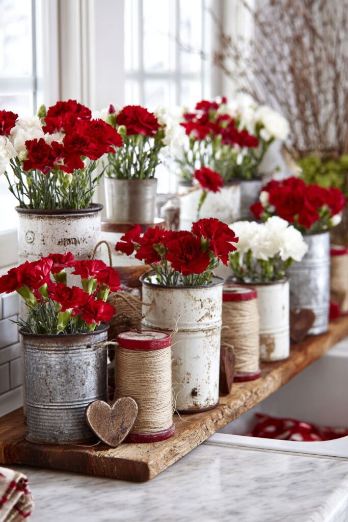 Galvanized Bucket Garden
