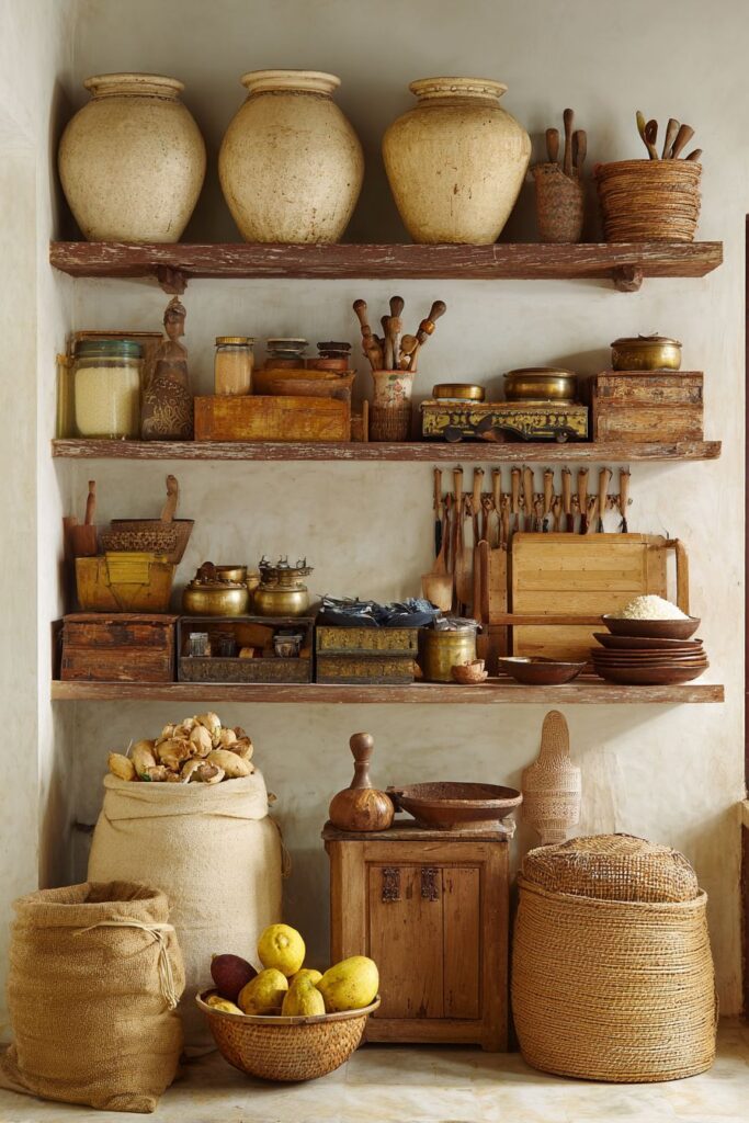 Traditional Indian Pantry Storage Mastery