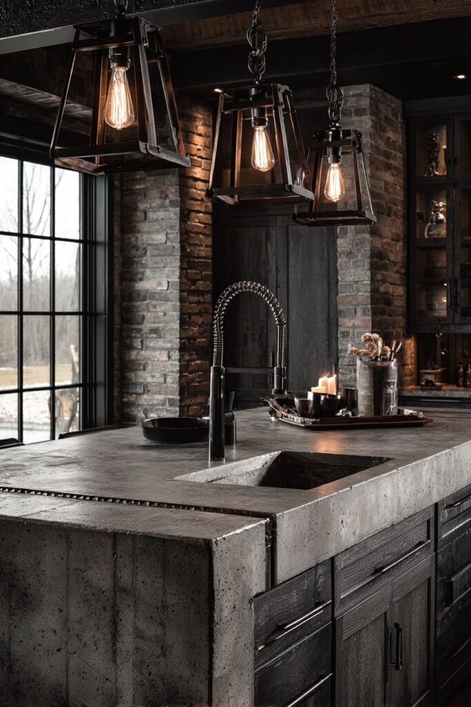 Massive Concrete Island with Steel Reinforcement Details