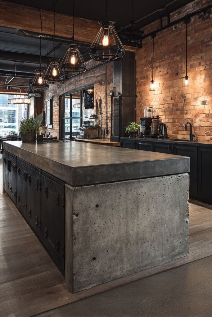 Massive Concrete Island with Steel Reinforcement Details