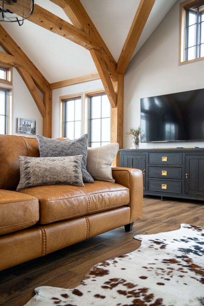 Caramel Leather with Organic Warmth