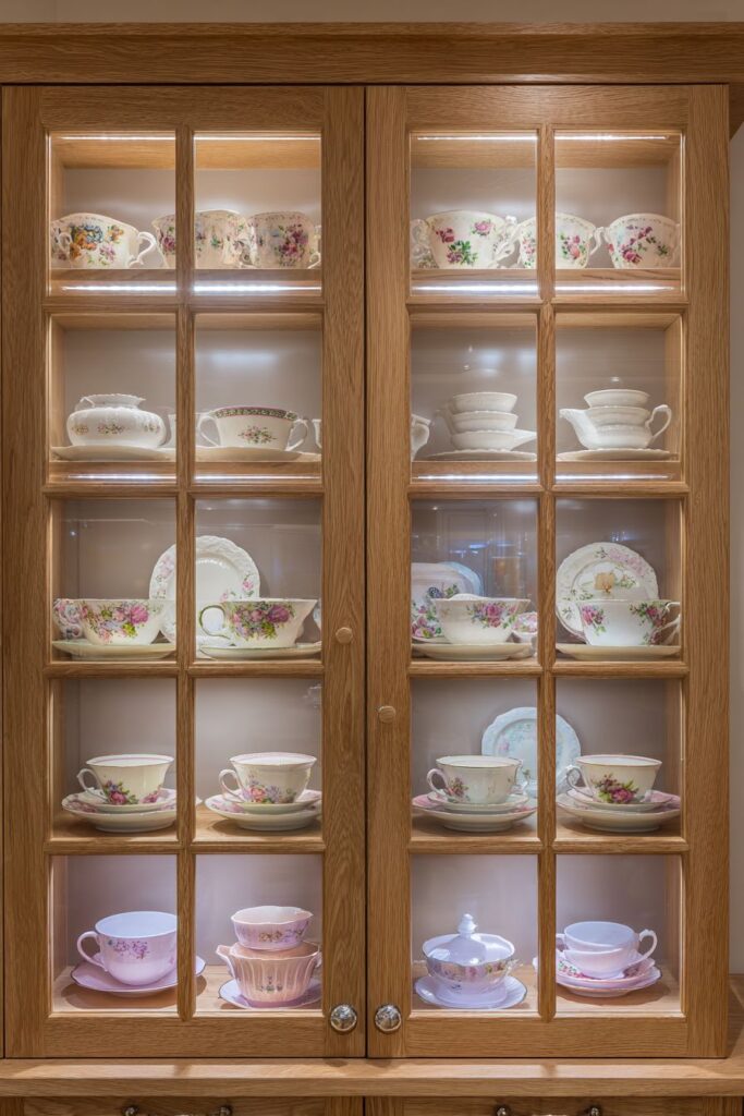 Glass-Front Cabinet Showcase