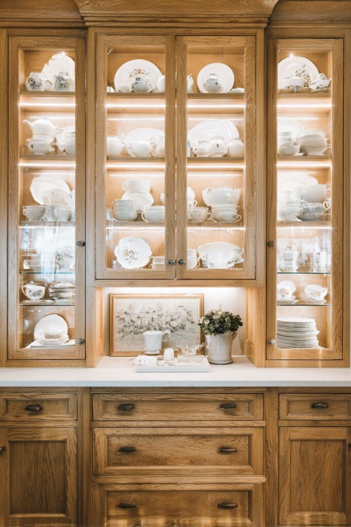 Glass-Front Cabinet Showcase