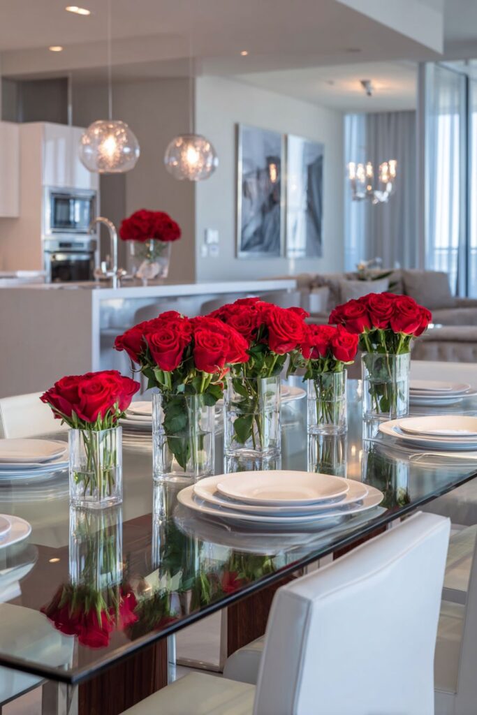 Contemporary Glass and Steel Romance