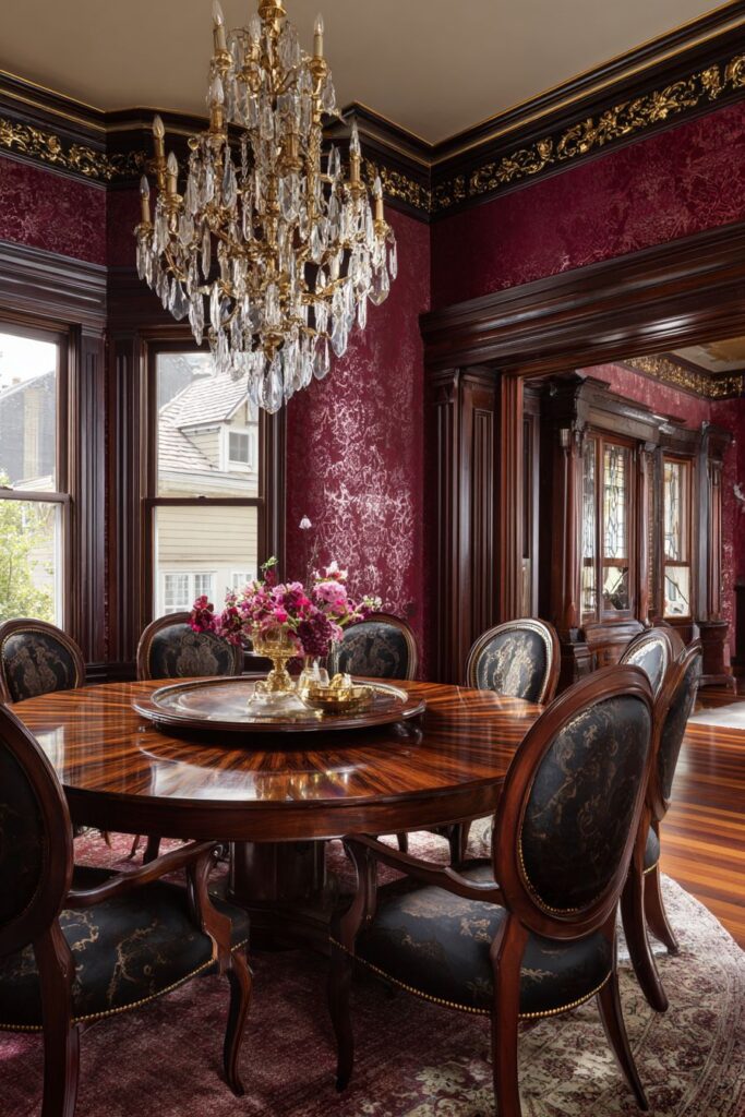 Circular Table with Lazy Susan Innovation