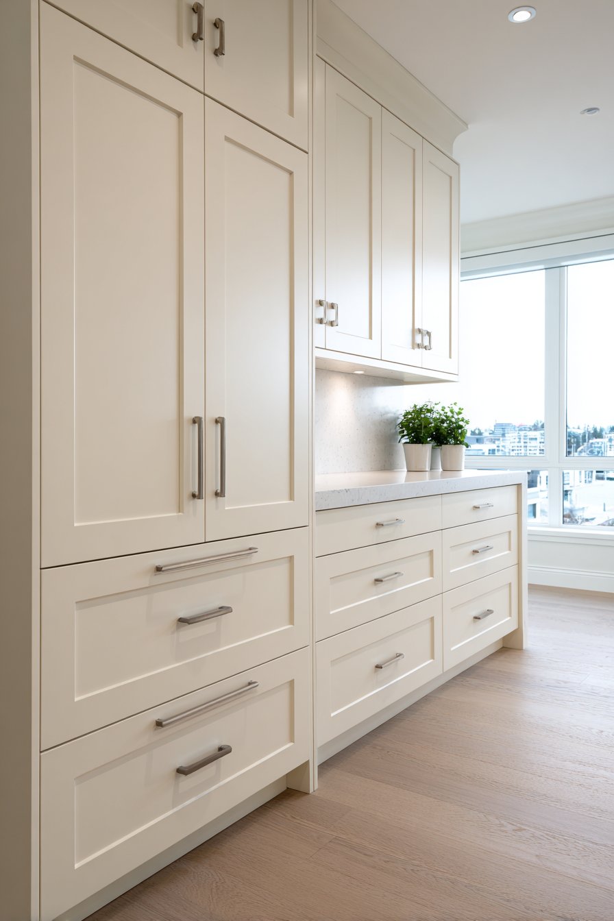 Classic White or Neutral Cabinetry