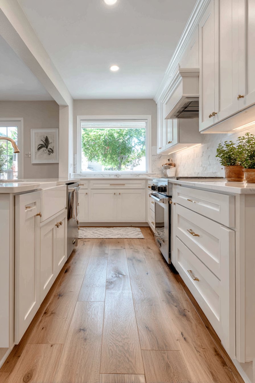 Classic White or Neutral Cabinetry
