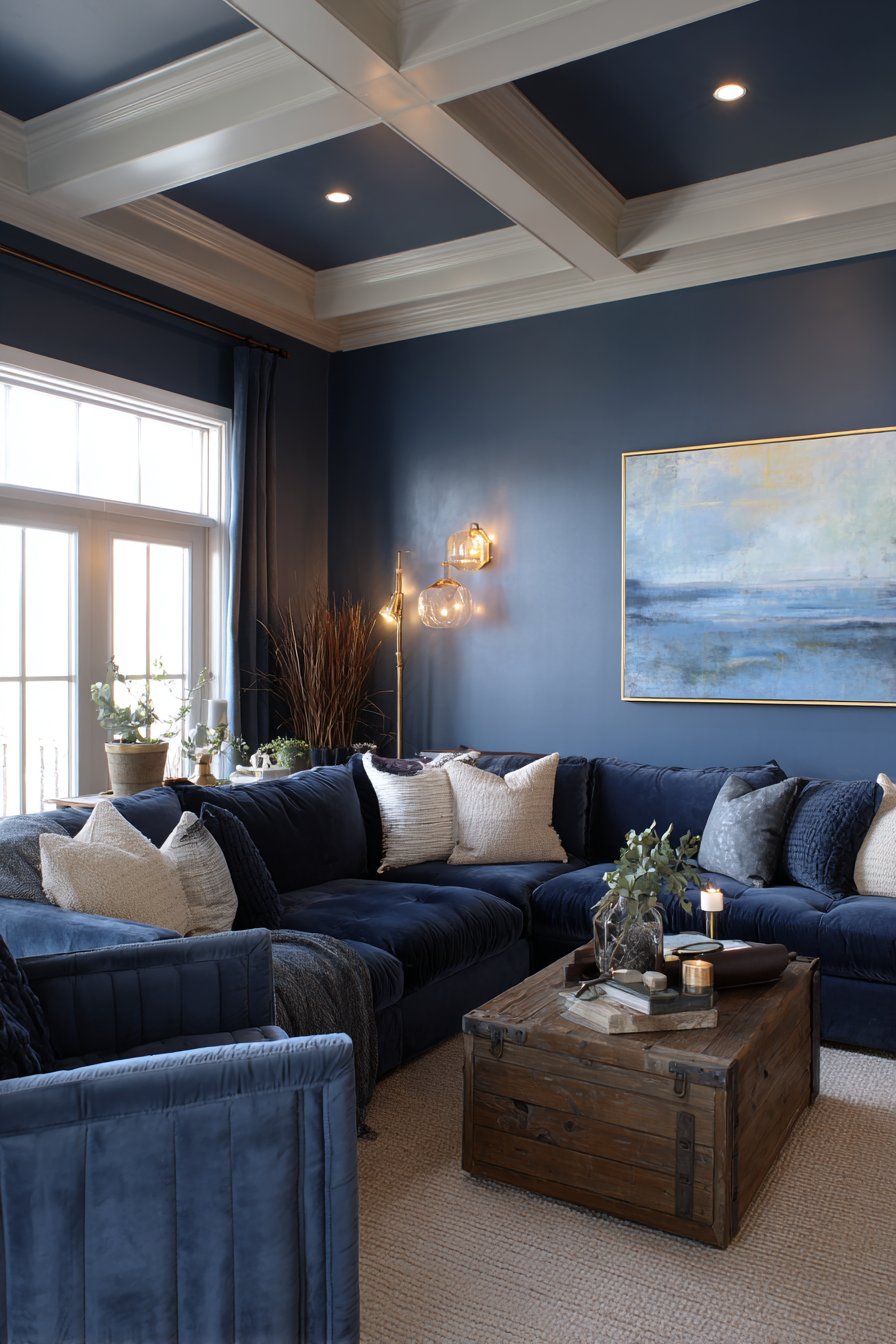  Deep Navy Blue Creates Timeless Sophistication