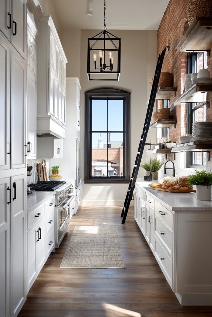 Embrace Vertical Storage to the Ceiling