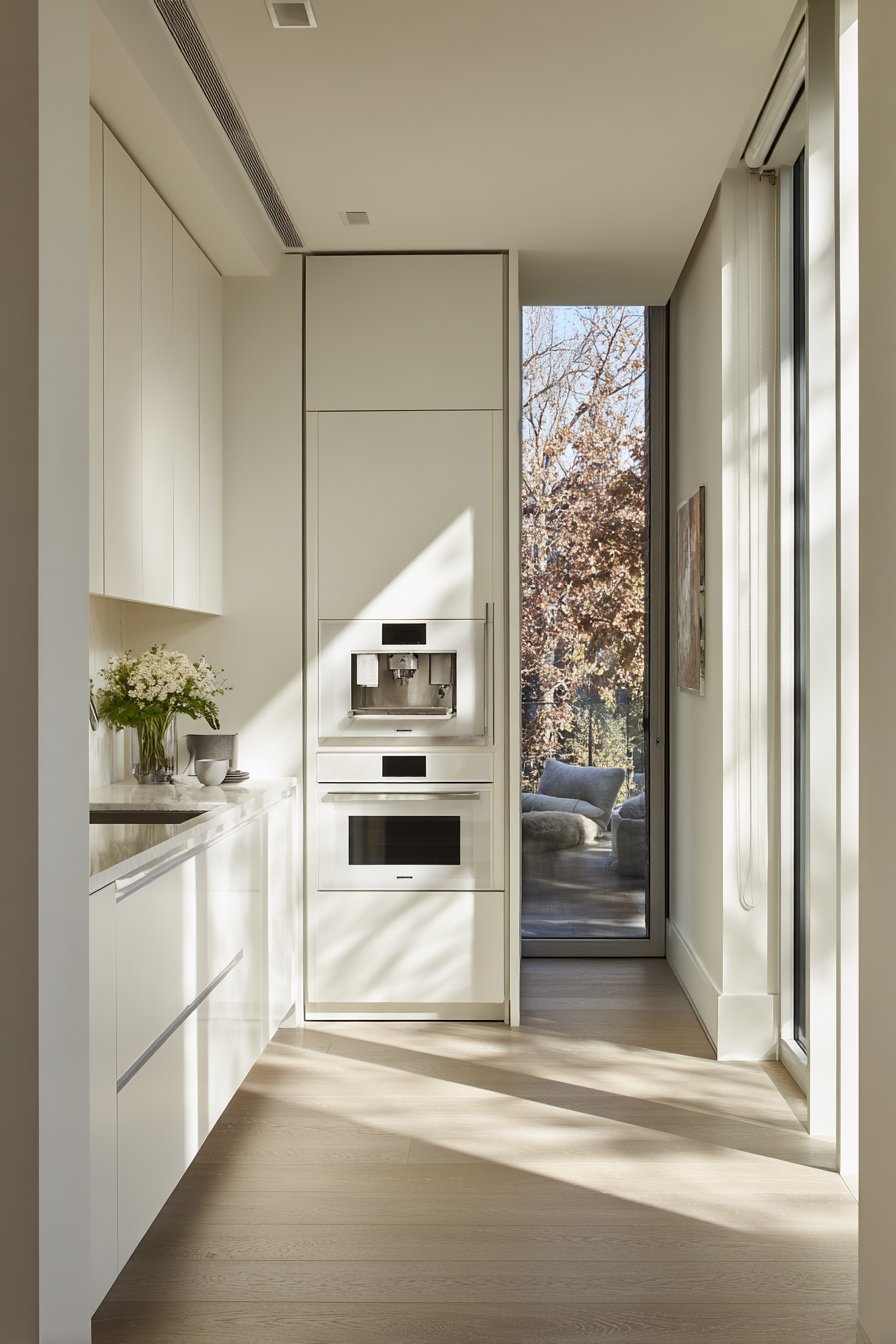 Streamlined Cabinetry with Handleless Design