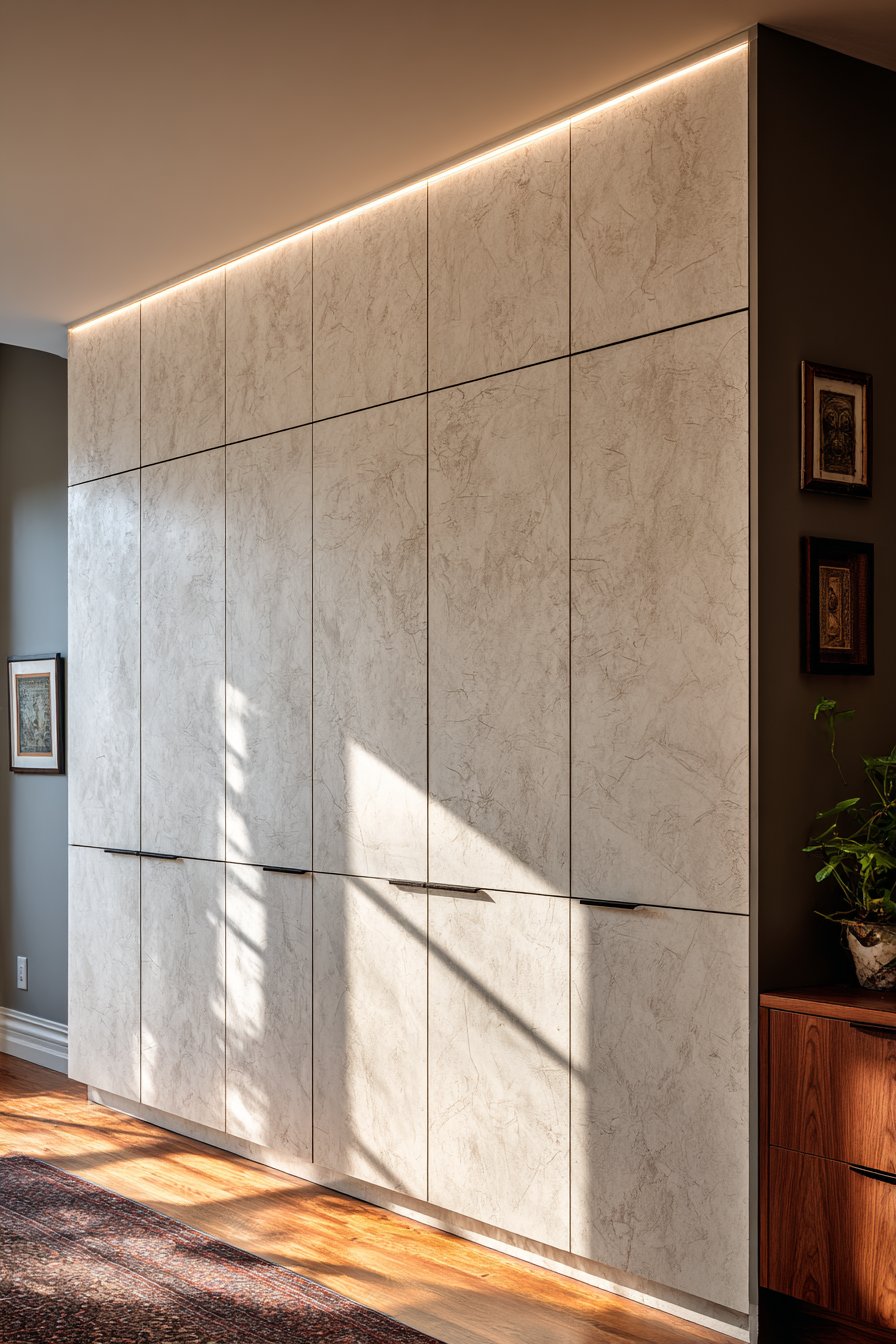 Streamlined Cabinetry with Handleless Design