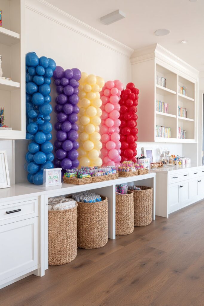 Kid-Friendly Rainbow Celebration Space