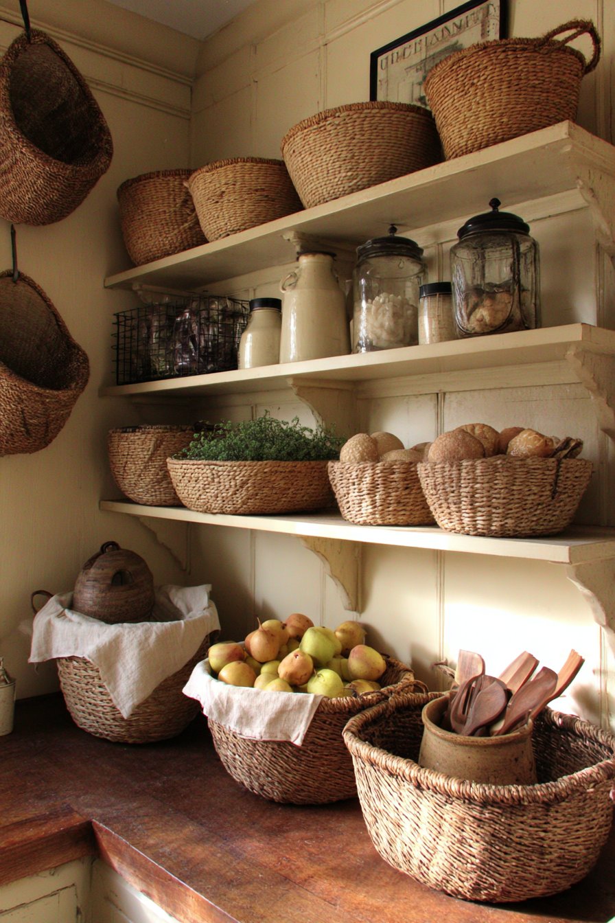 Woven Baskets and Natural Storage Solutions