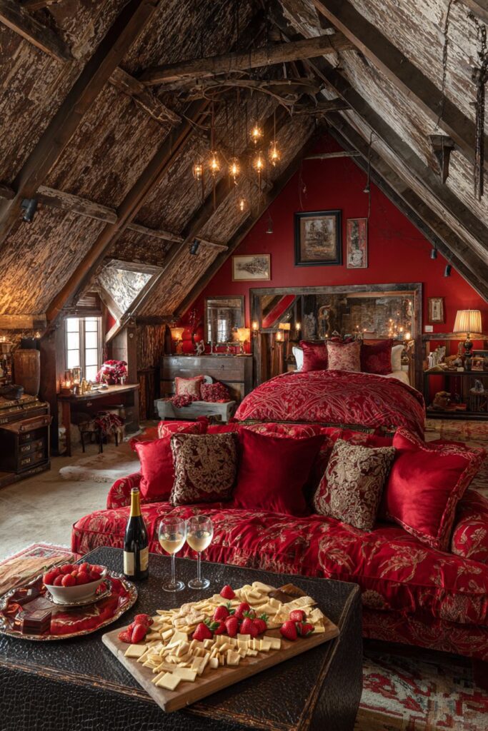 Romantic Living Room Charcuterie Experience