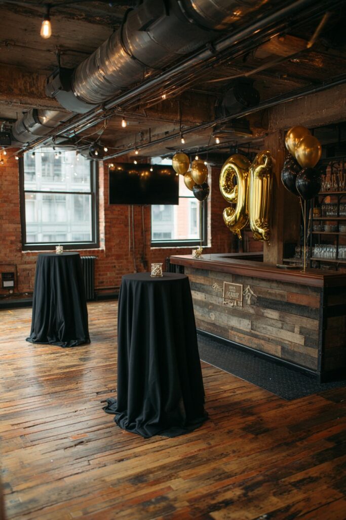 Industrial Loft Urban Chic Celebration