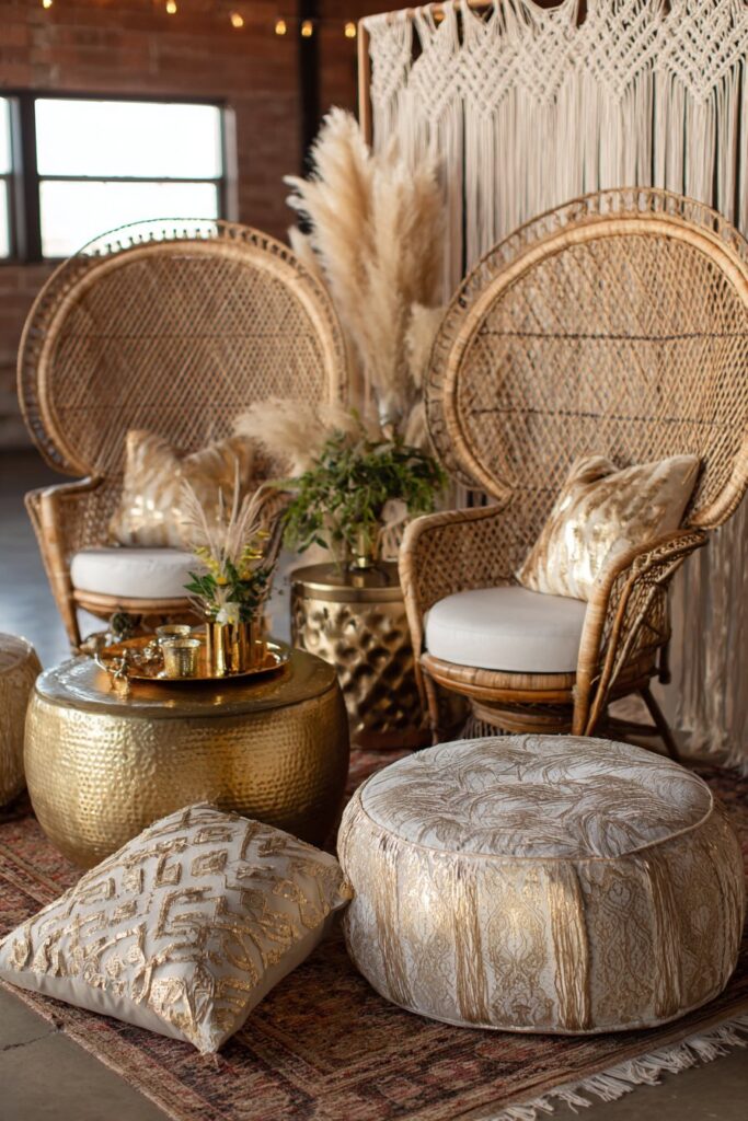 Boho-Chic Relaxed Gathering Space