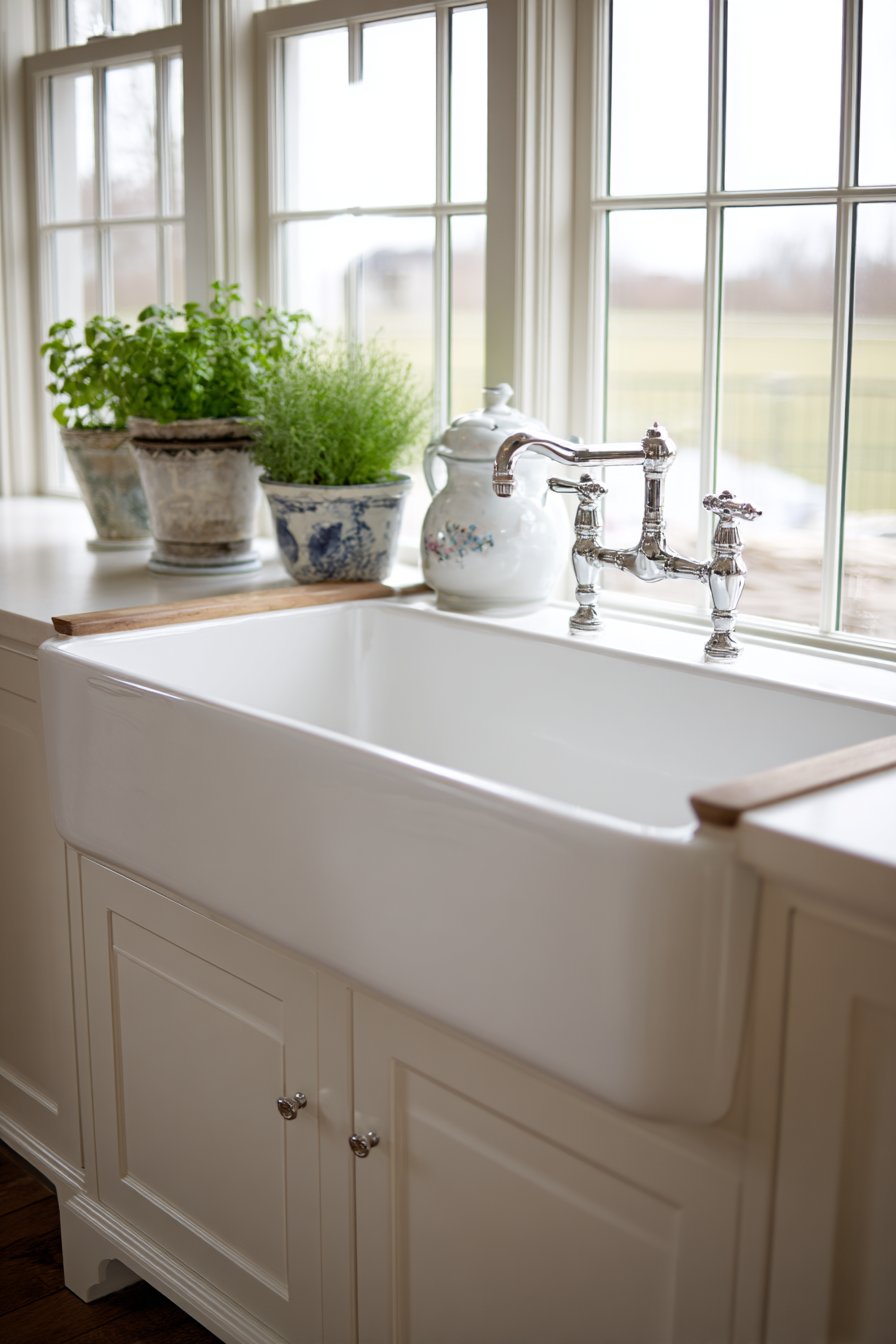 Apron-Front Farmhouse Sinks