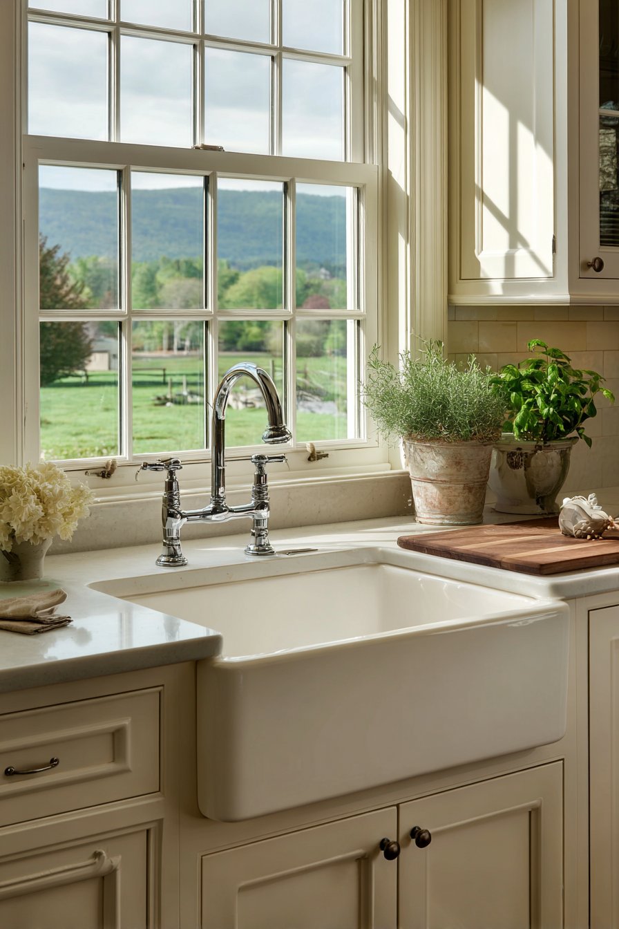 Apron-Front Farmhouse Sinks