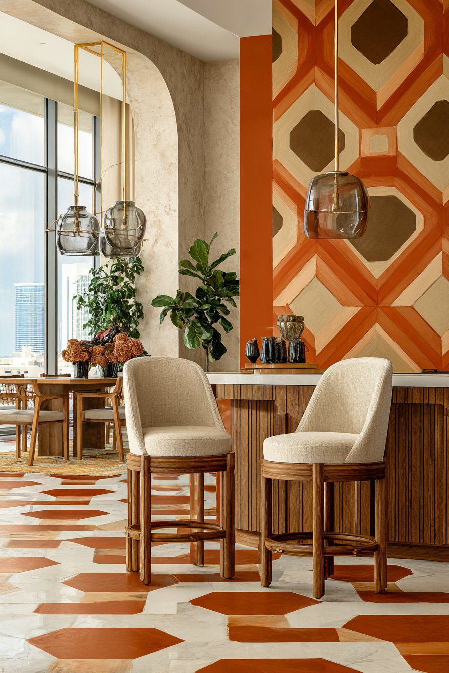 Incorporate Geometric and Bold Pattern Work