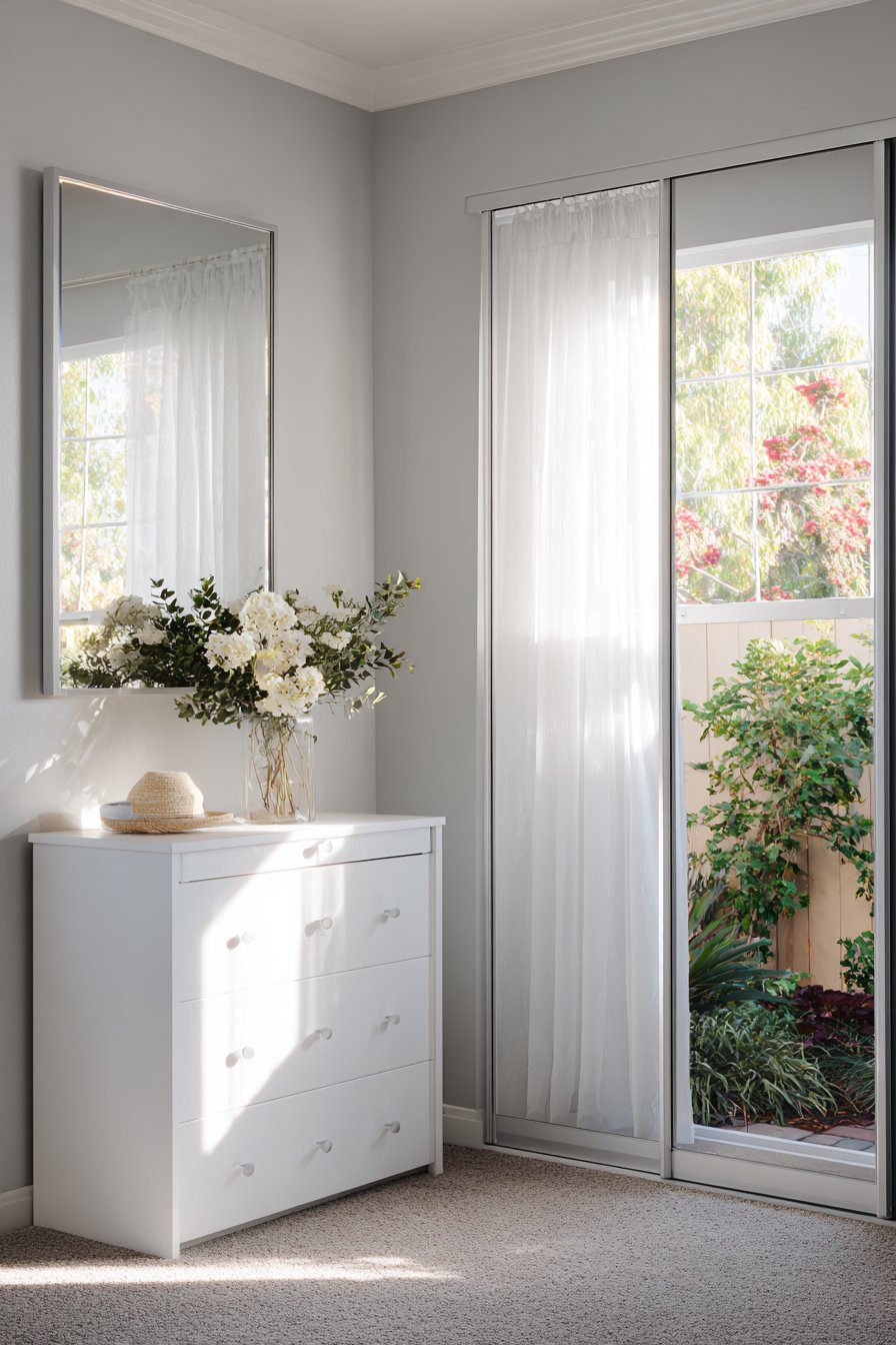 Strategic Mirror Placement Doubles Visual Space