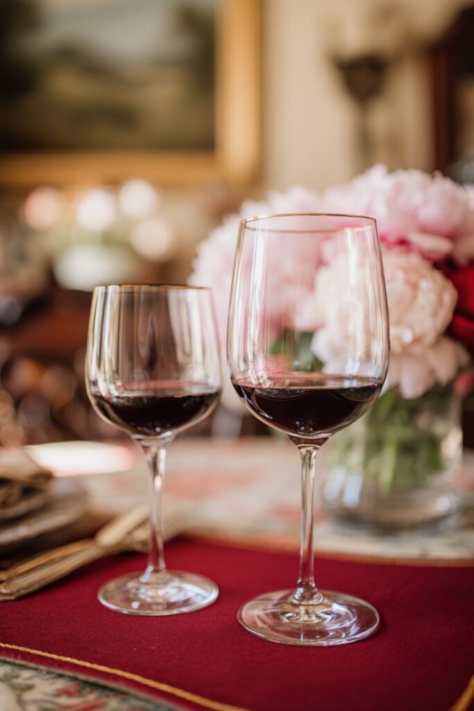 Intimate Dining Room Tablescape for Two