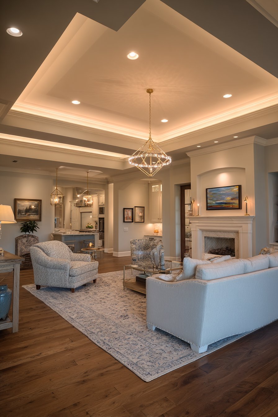 Layered Lighting Design Establishes Ambiance and Functionality