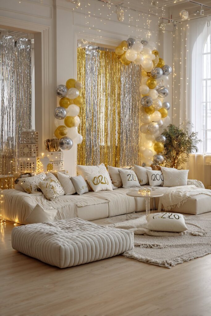 DIY Photo Wall Party Corner