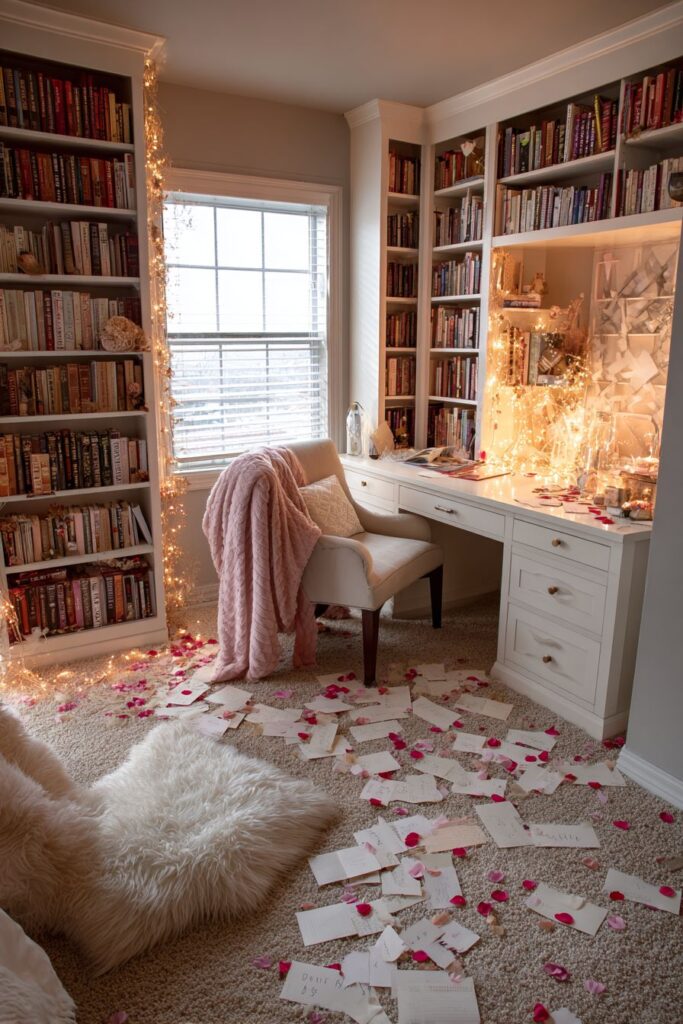Cozy Home Office Reading Nook Transformation