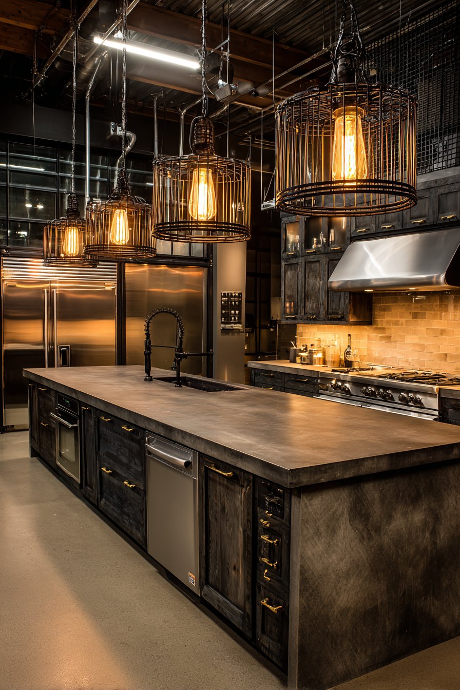 Incorporate Industrial Pendant Lighting