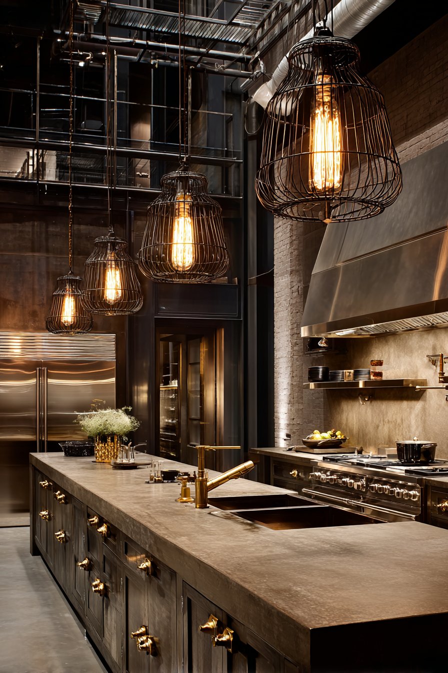 Incorporate Industrial Pendant Lighting