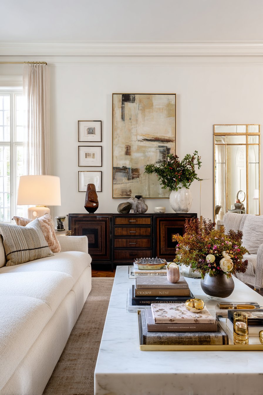 Curated Art and Accessories Reflect Personal Sophistication