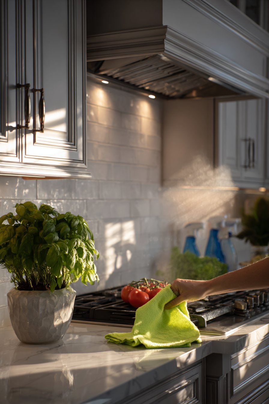 Tackle Spills and Splatters Immediately