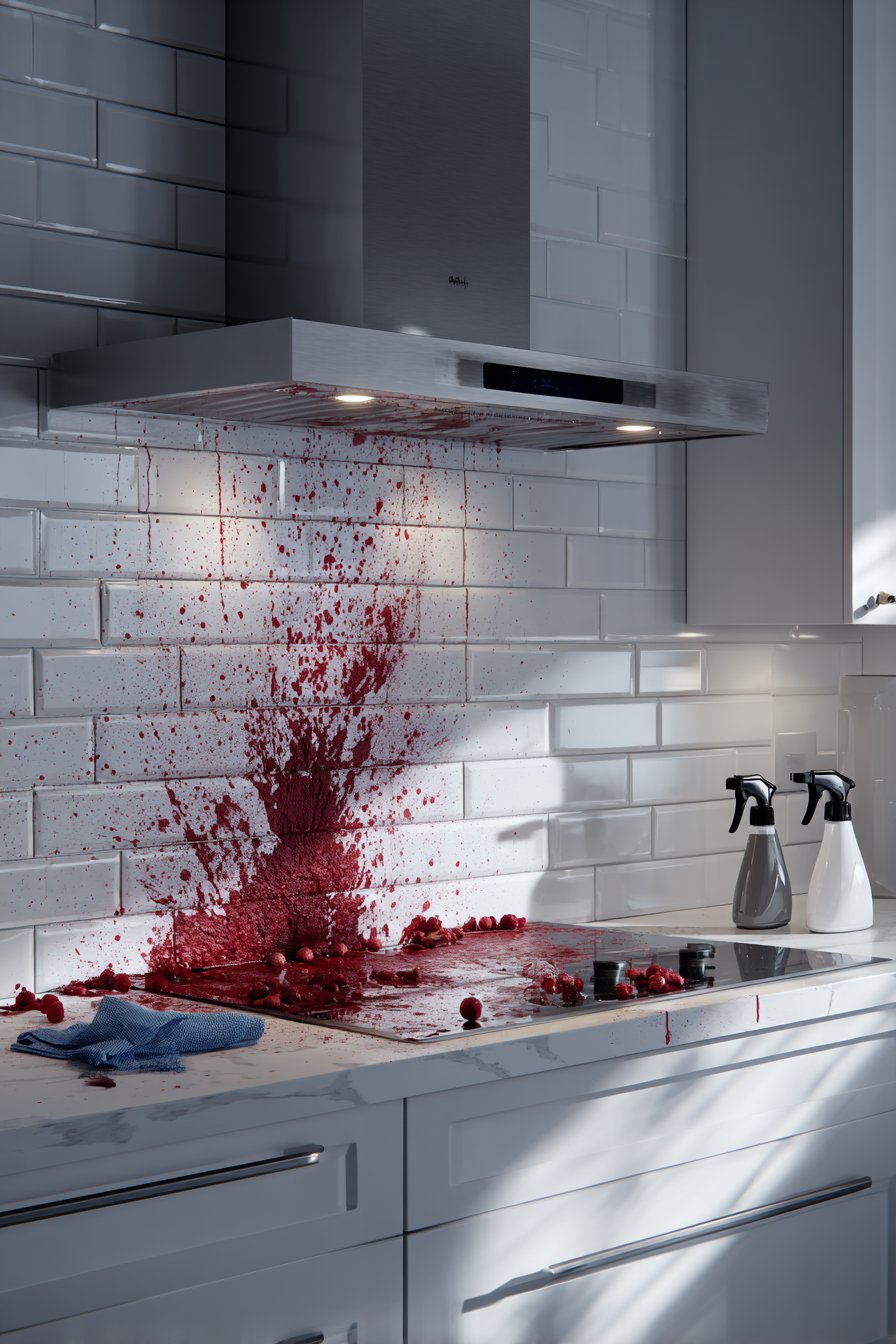 Tackle Spills and Splatters Immediately