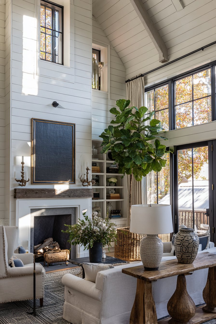 Utilize Vertical Space with Tall Furniture and Decor