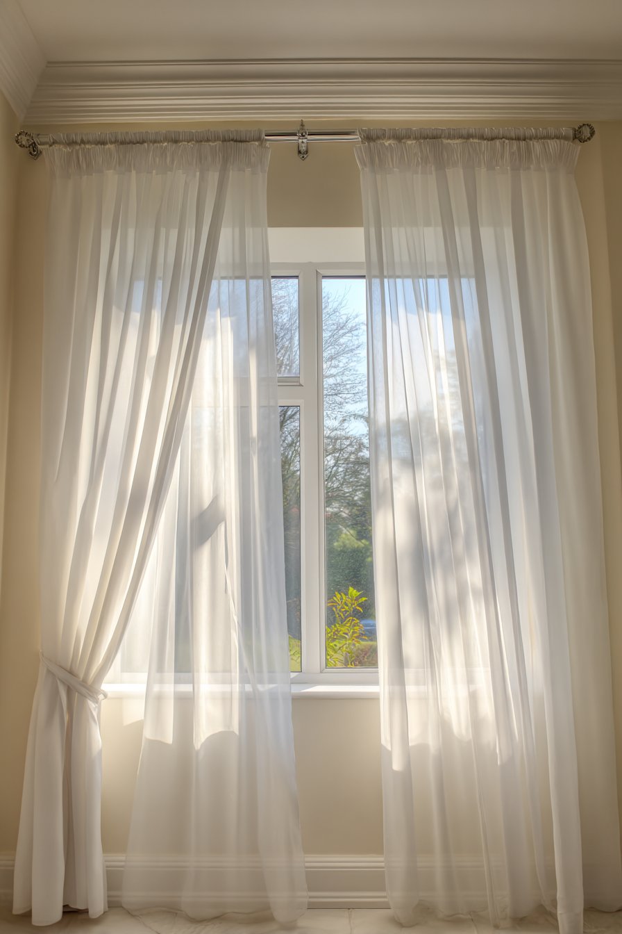  Minimal Window Treatments Allow Light Flow