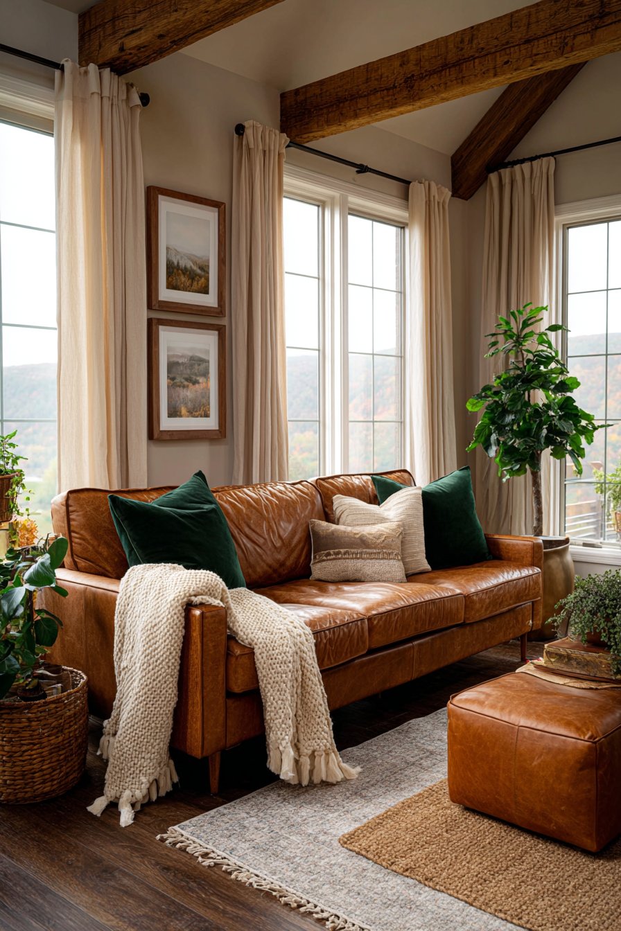 Caramel and Cognac Browns Create Organic Richness