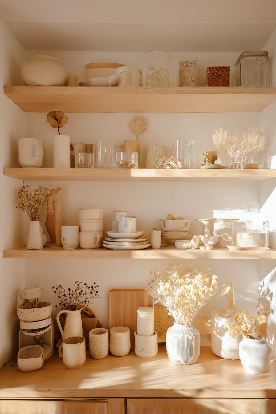 Open Shelving Displaying