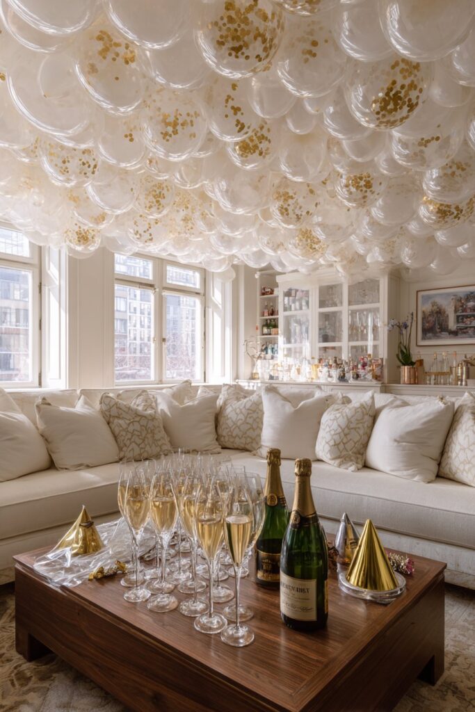 Family-Friendly Balloon Drop Celebration